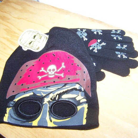 Gold Medal International Pirate Hat & Gloves Set OSFM - Picture 1 of 3